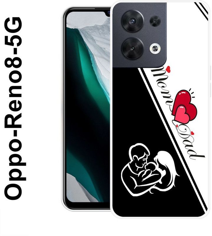 JAIKARA Back Cover for OPPO Reno8 5G  (Multicolor, Silicon, Pack of: 1)