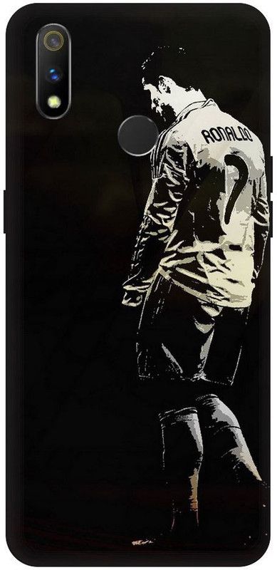 URCHIN Back Cover for Realme 3 Cristiano Ronaldo, Ronaldo 7, CR-7, Real Madrid, Football, Sports  (Multicolor, Shock Proof, Pack of: 1)