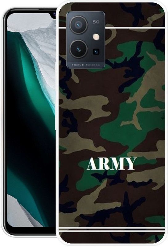 Krtagy Back Cover for Vivo Y75 5G  (Multicolor, Dual Protection, Silicon, Pack of: 87)