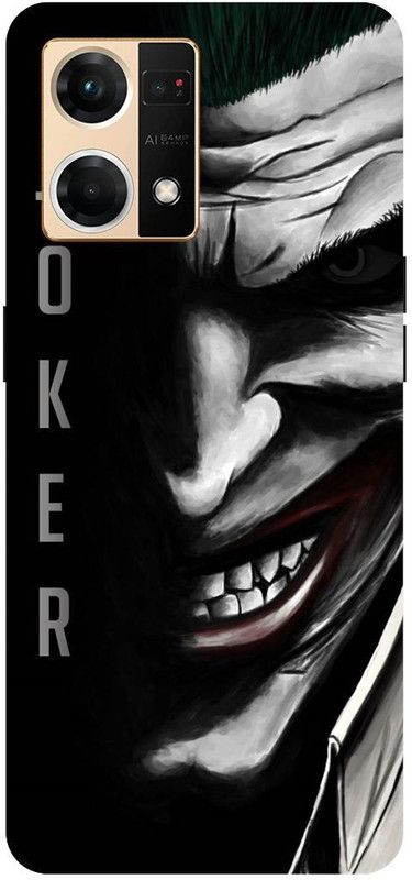THE NARAYANA COLLECTIONS Back Cover for OPPO RENO 7- CPH2363-JOKER,DEVIL,SMILE,OLD,NEW,JOKER  (Multicolor, Hard Case, Pack of: 1)