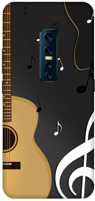 SSMORYA Back Cover for Vivo V17 Pro/Vivo 1909 Guitar Printed Back Cover  (Multicolor, Waterproof, Pack of: 1)
