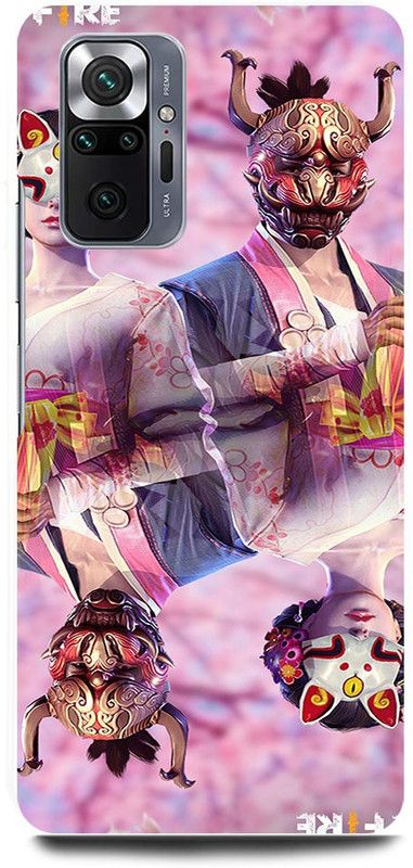 FRONK Back Cover for REDMI Note 10 Pro Max, FREE, FIRE, GAME, GIRL, BOY, TEAM  (Purple, Hard Case, Pack of: 1)