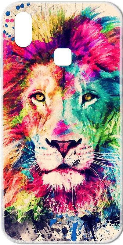 Print Zap Back Cover for Vivo Y91  (Multicolor, Grip Case, Silicon)
