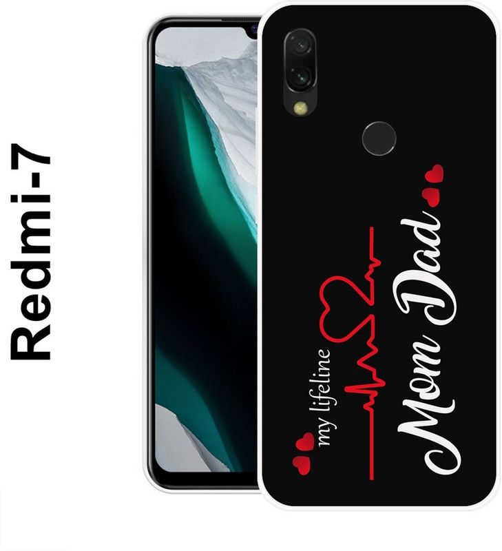 BAGRA Back Cover for Redmi 7  (Multicolor, Grip Case, Silicon)