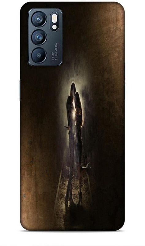 Keviv Back Cover for Oppo Reno 6 5G  (Brown, 3D Case, Pack of: 1)