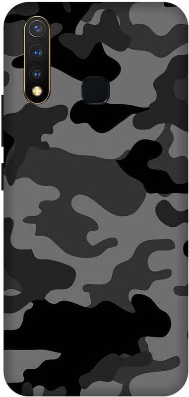 SSMORYA Back Cover for Vivo U20 (Black Army Uniform) Printed Back Cover  (Multicolor, Waterproof, Pack of: 1)