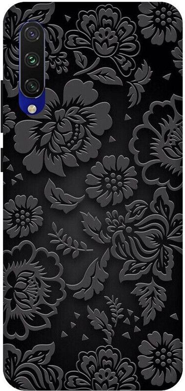 SSMORYA Back Cover for Redmi Mi A3 3d Flowers Printed Back Cover  (Multicolor, Waterproof, Pack of: 1)