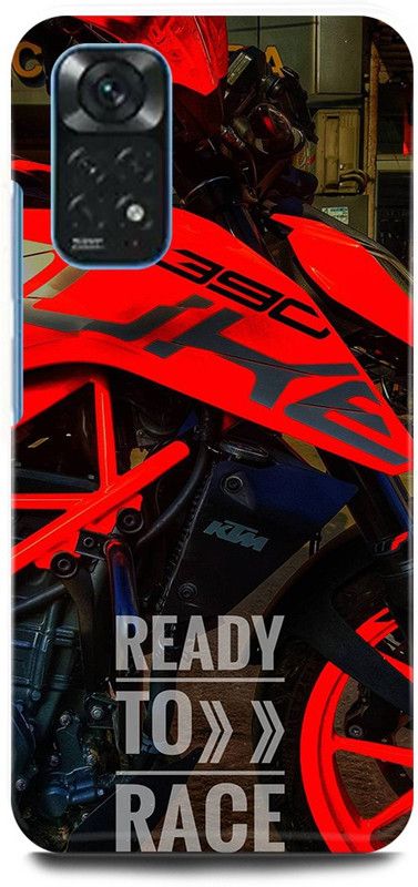 play fast Back Cover for Redmi Note 11S KTM, DUKE, BIKE, LOVER  (Red, Hard Case, Pack of: 1)
