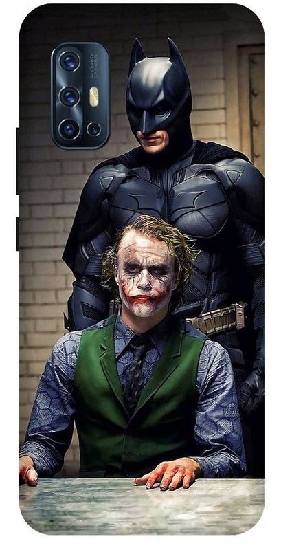 SSMORYA Back Cover for Vivo V17 Batman, Joker Printed Back Cover  (Multicolor, Waterproof, Pack of: 1)