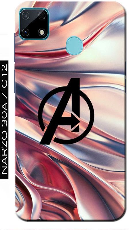 BIVAX Back Cover for REALME NAZRO 30A / REALME C12  (Multicolor, Grip Case, Silicon, Pack of: 418)