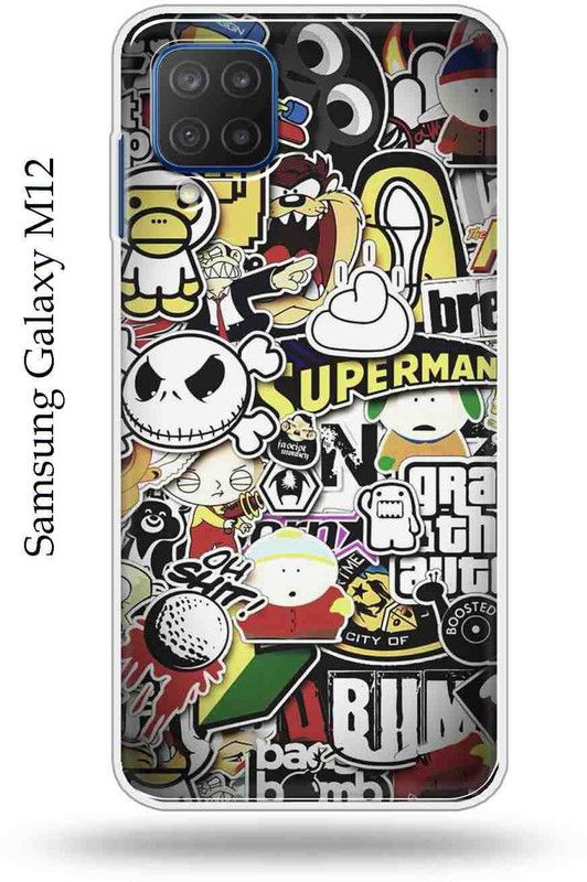 Mystry Box Back Cover for Samsung Galaxy M12  (Multicolor, Flexible, Silicon, Pack of: 1)