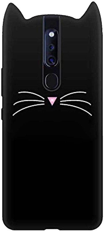 RRTBZ Back Cover for Oppo F11 Pro  (Black, Shock Proof, Silicon, Pack of: 1)