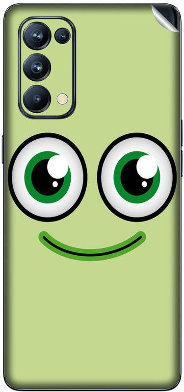 SILKWRAPS Oppo Reno5-Pro Mobile Skin  (Smile Face-84)