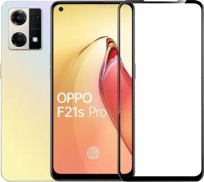 DSCASE Edge To Edge Tempered Glass for OPPO F21s Pro, OPPO F21S PRO  (Pack of 1)