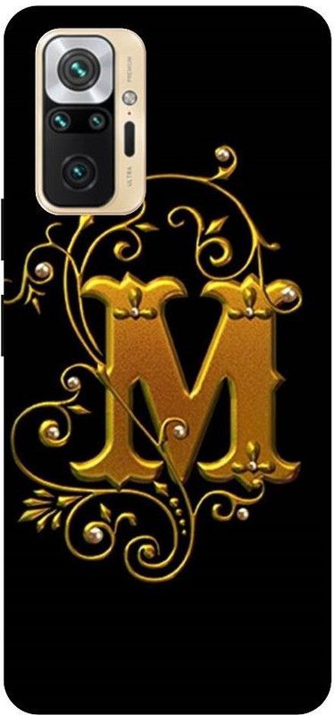 GRAFIQE Back Cover for REDMI Note 10 Pro M2101K6P M, M LETTER, M ALPHABET, M NAME  (Multicolor, Shock Proof, Pack of: 1)