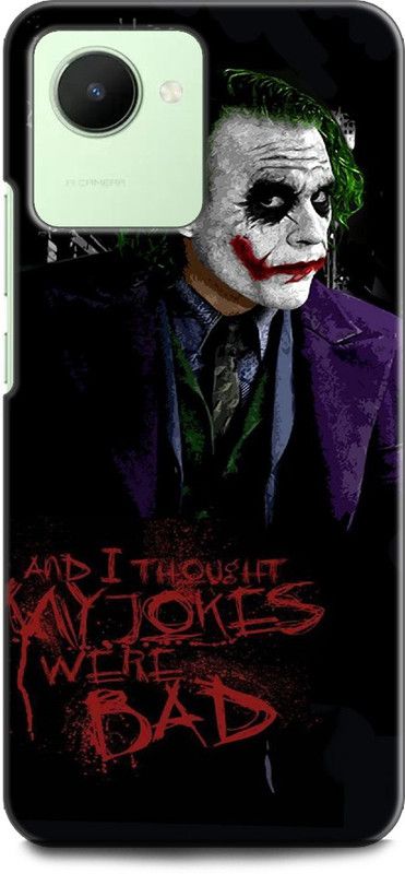 WallCraft Back Cover for Realme C30s, RMX3690 JOKER, BATMAN, HEATH LEDGER, WHY SO SERIOUS  (Multicolor, Dual Protection, Pack of: 1)