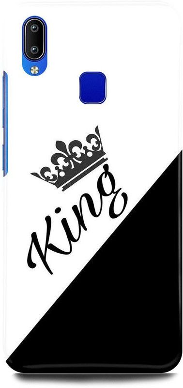 JUGGA Back Cover for Vivo Y95, 1807, KING, PRINCE, RAJA  (White, Hard Case, Pack of: 1)