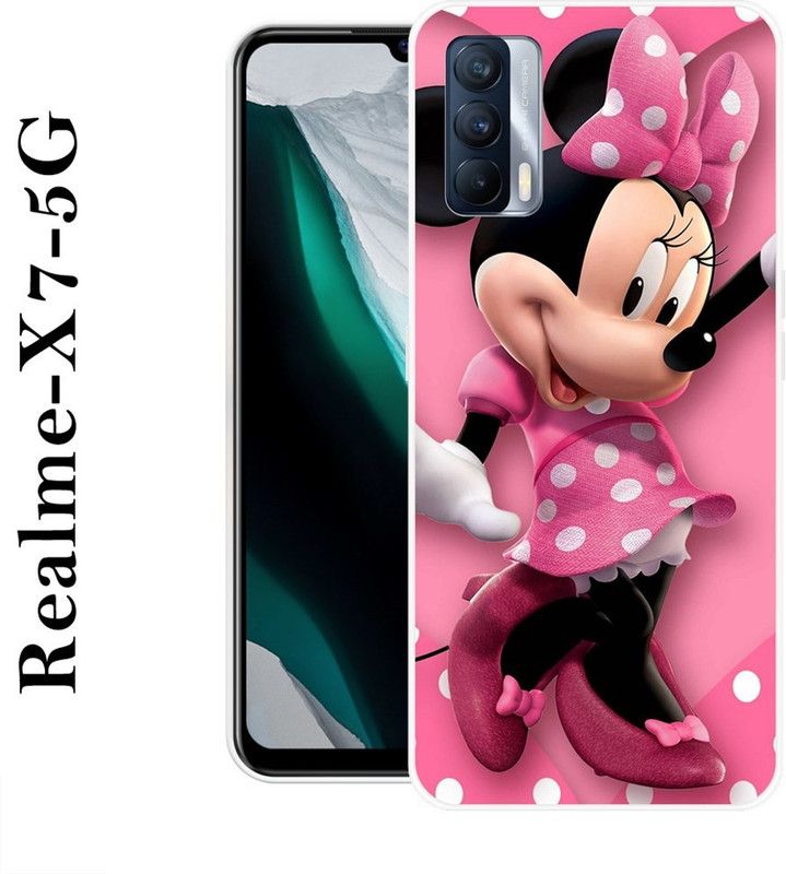 INDIALAND Back Cover for Realme X7 5G  (Multicolor, Silicon)