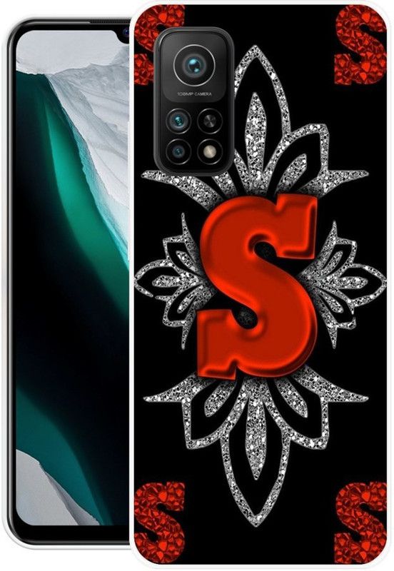 ROSSY Back Cover for Mi 10T Pro  (Black, Red, Silicon, Pack of: 1)
