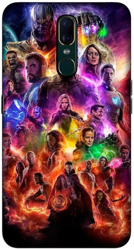 CROKIAN Back Cover for Oppo F11 Avengers Back Cover  (Multicolor, Hard Case, Pack of: 1)
