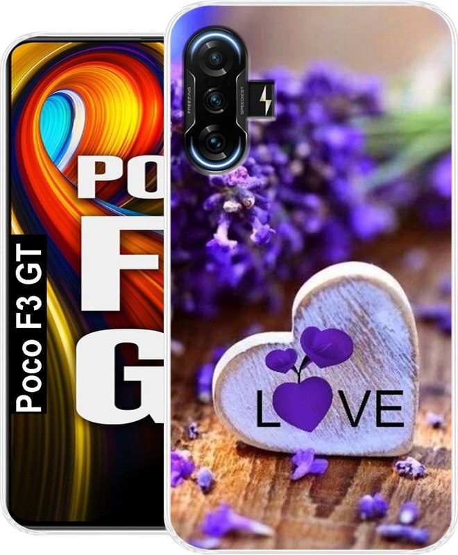SmartGoldista Back Cover for Poco F3 GT, Xiaomi Poco F3 GT, Xiaomi Redmi Poco F3 GT 5G  (Multicolor, Grip Case, Silicon)