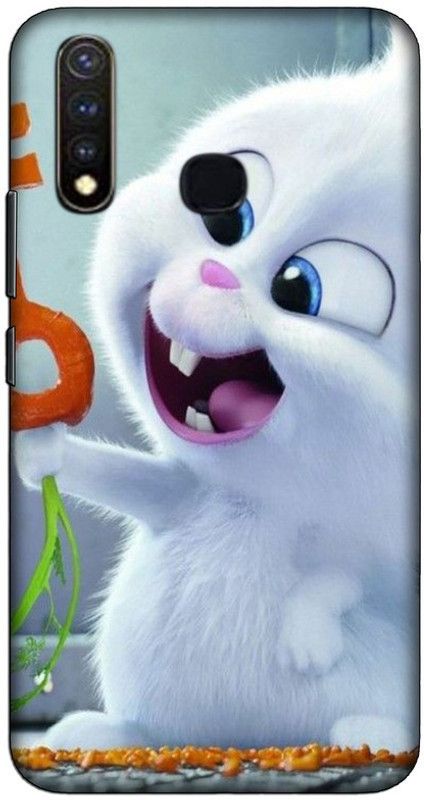CROKIAN Back Cover for Vivo Y19 Rabbit Back Cover  (Multicolor, Hard Case, Pack of: 1)