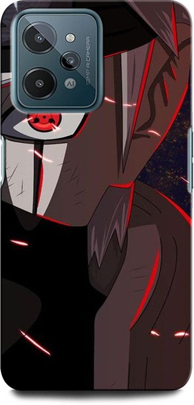 INTELLIZE Back Cover for Realme C31 KAKASHI, MASTER OF NARUTO, NARUTO, ANIME, NEON, GOKU  (Multicolor, Hard Case, Pack of: 1)
