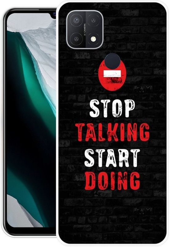 JAYFOX Back Cover for Oppo A15s  (Black, Silicon)