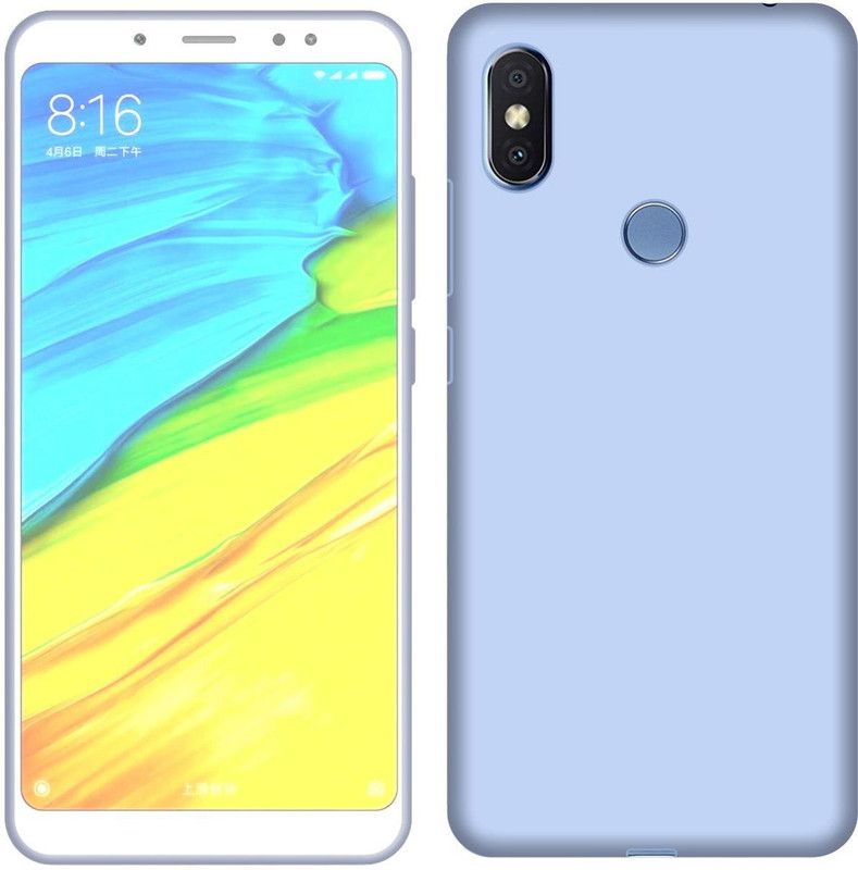 Pro Designer Back Cover for Xiaomi Redmi Note 5 Pro (2019) Soft Back Case Smart Fashion Velvet Cover  (Purple, Dual Protection, Silicon)