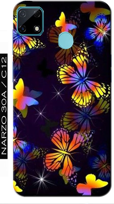 BIVAX Back Cover for REALME NAZRO 30A / REALME C12  (Multicolor, Grip Case, Silicon, Pack of: 275)