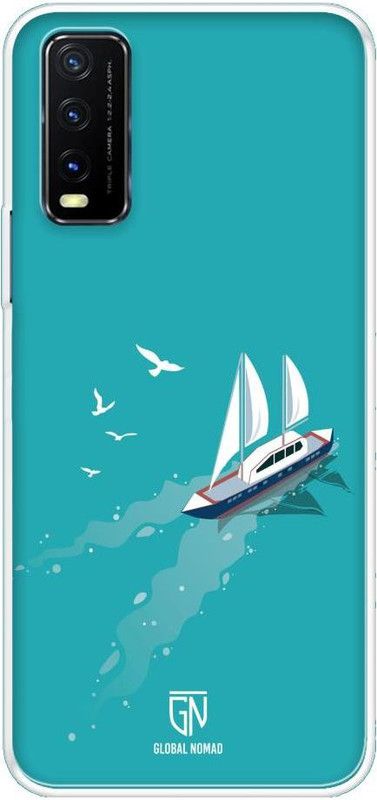 GLOBAL NOMAD Back Cover for Vivo Y20  (Multicolor, Grip Case, Silicon, Pack of: 1)