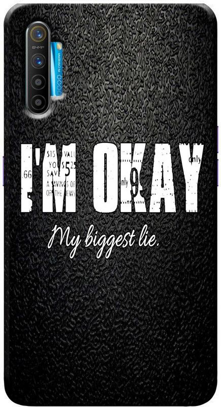 RDcon Back Cover for Realme X2  (Black, White, Anti-radiation, Silicon, Pack of: 1)