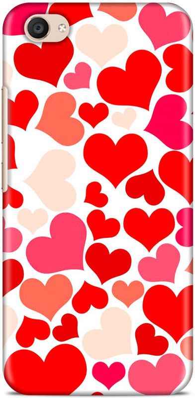 Sankee Back Cover for VIVO V5 Plus  (Red, Hard Case)