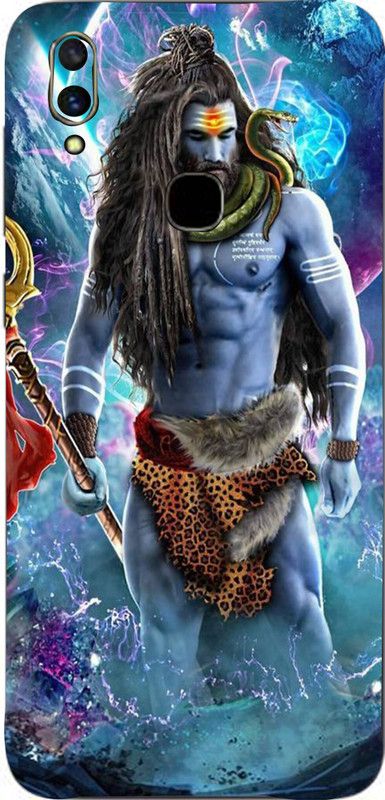 AsSkin Vivo V11, vivo v 11 Mobile Skin  (Ultra Super Mahadev Skin With High Gloss Finish).)