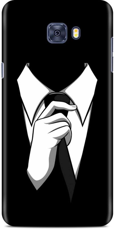 Sankee Back Cover for Samsung Galaxy C7 Pro  (Black, Hard Case)
