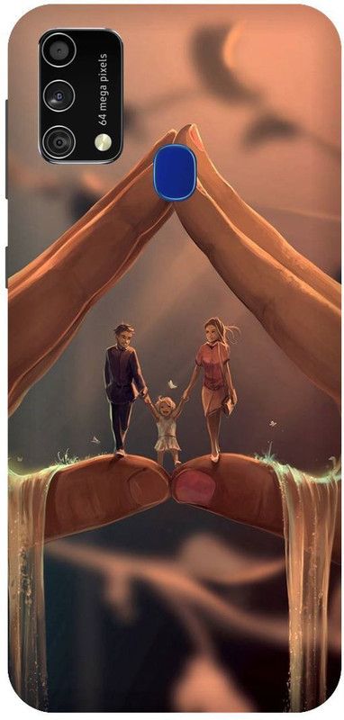UMPRINT Back Cover for Samsung Galaxy F41 Mom Dad Love Motivational Printed Back Cover  (Multicolor, Hard Case, Pack of: 1)