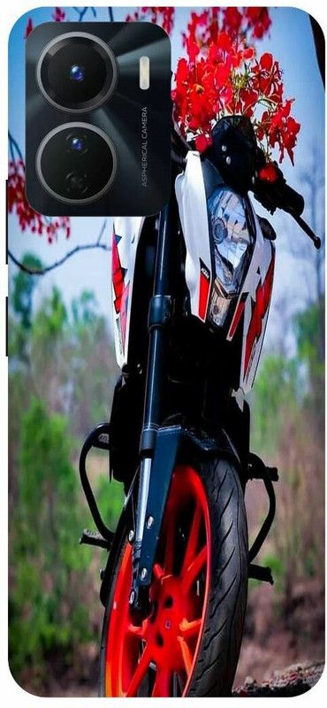 COVERJET Back Cover for VIVO Y16-KTM- DUKE- SPORTS- BIKE- LOVER  (Red, Hard Case, Pack of: 1)
