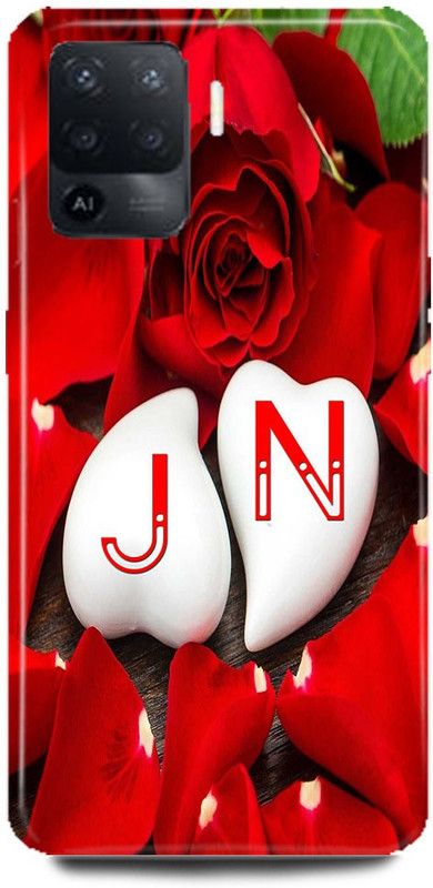 MP ARIES MOBILE COVER Back Cover for OPPO F19 Pro, J LOVES N NAME J NAME N LETTER ALPHABET J LOVE N NAME  (Multicolor, Hard Case, Pack of: 1)