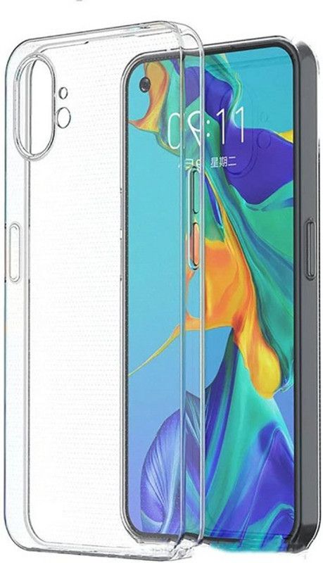S-Softline Back Cover for Nothing Phone (1), shock-absorbent/scratch resistant  (Transparent, Pack of: 1)