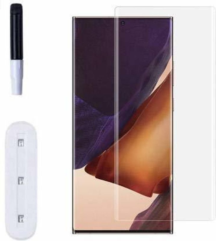 Maxboost Tempered Glass Guard for Samsung Galaxy Note 20 Ultra Advanced border Less UV Screen Guard With Installation Kit Combo Pack  (Pack of 2)