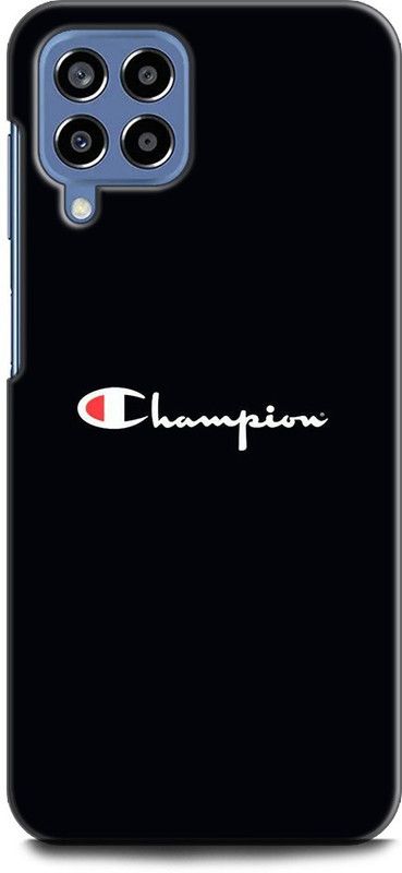 WallCraft Back Cover for SAMSUNG Galaxy M53 5G CHAMPION, LOGO, BLACK, QUOTES  (Multicolor, Dual Protection, Pack of: 1)