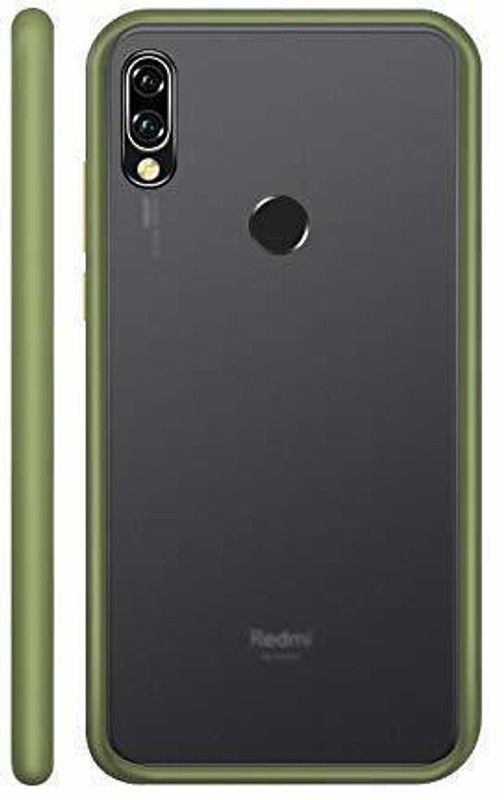 mamani Back Cover for Redmi Note 7 , Camera And Bumper Protector Case Cover (Green)  (Green, Camera Bump Protector, Silicon, Pack of: 1)