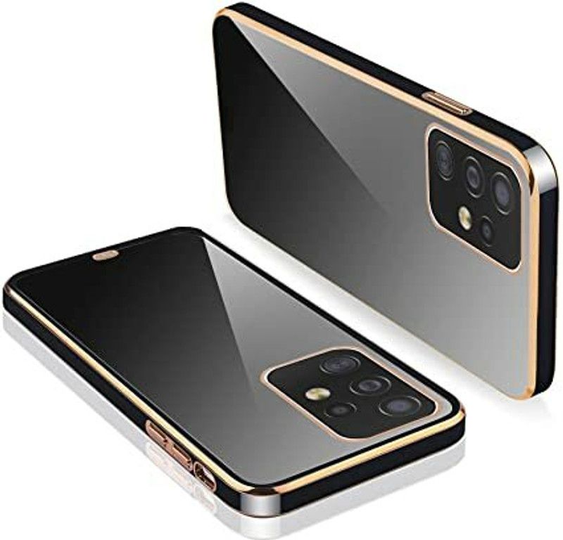 3 Sepedge Back Cover for Samsung Galaxy A72  (Black, Gold, Waterproof, Silicon, Pack of: 1)