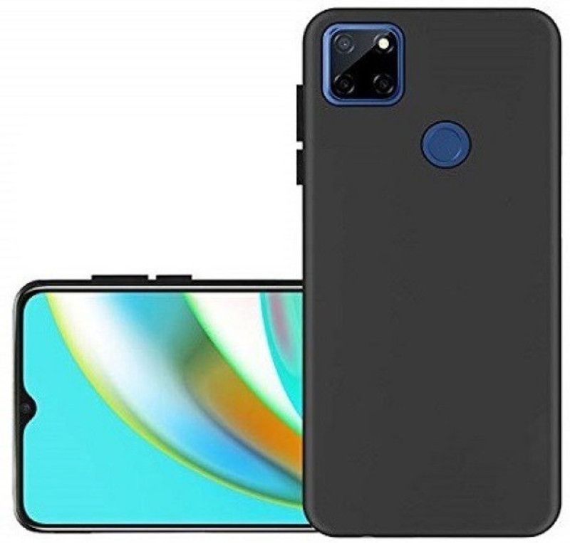Chemforce Back Cover for Realme C12 (2020)  (Black, Pack of: 1)