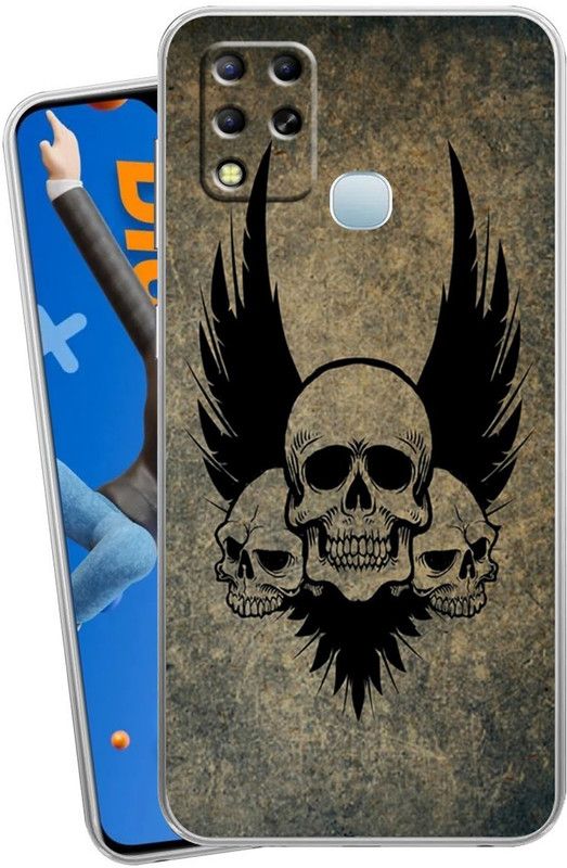 Mitvaa Back Cover for Infinix Hot 12  (Multicolor, Dual Protection, Silicon, Pack of: 1)
