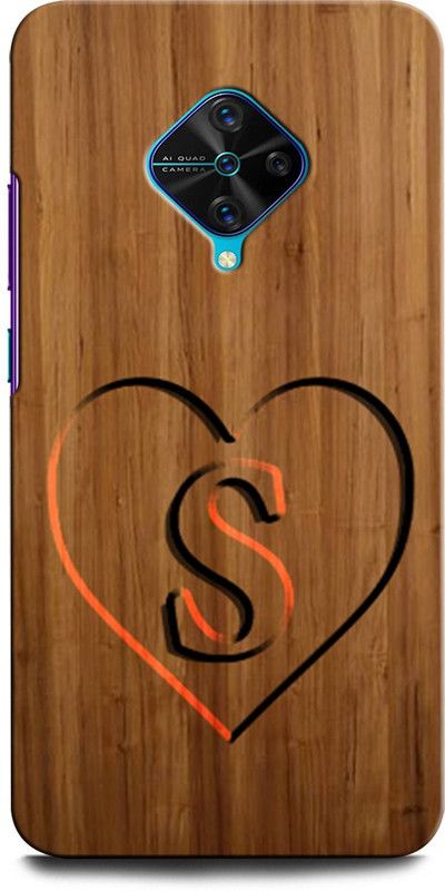 ORBIQE Back Cover for VIVO S1 Pro 1920 S, S LETTER, S DESIGN, S ALPHABET, S NAME  (Multicolor, Hard Case, Pack of: 1)