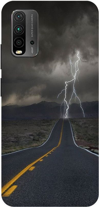 Bluvver Back Cover for Redmi 9 Power, M2010J19SI, Printed Road Back Cover  (Multicolor, Hard Case, Pack of: 1)