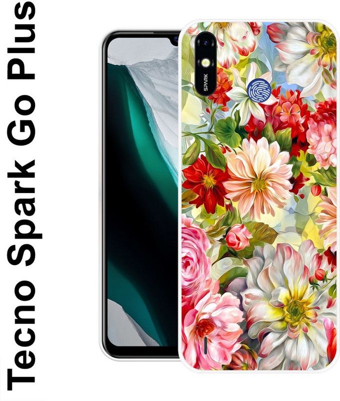 KUDI Back Cover for Tecno Spark Go Plus  (Multicolor, Silicon)