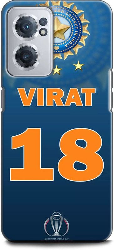 INDICRAFT Back Cover for OnePlus Nord CE 2 5G VIRAT KOHLI, SPORTS, JERSEY  (Multicolor, Shock Proof, Pack of: 1)
