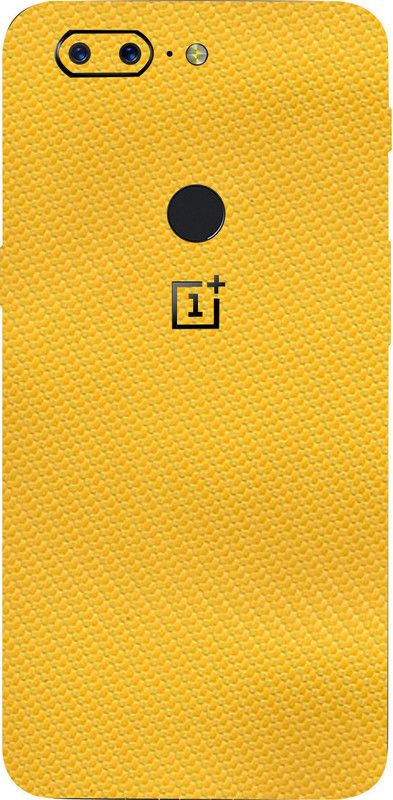 CLAXA Yellow Carbon One Plus 5t Back Skin Guard,,, Yellow Carbon, OnePlus 5T Mobile Skin  (Yellow Carbon Skin With Super matte finish,,)